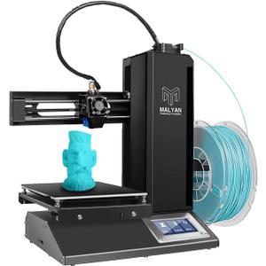 MALYAN M320 3D Printer Fully Assembled with Removable Build Plate, Assembled Flexible Magnetic Print Sheet and Micro SD Card Preloaded Sample PLA Filament Metal Frame Office 3D Printer 150x150x150mm