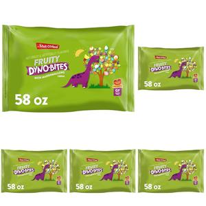 Malt-O-Meal Fruity Dyno Bites with Marshmallows Kids Breakfast Cereal, Gluten Free, Family Size Bulk Bagged Cereal, 58 Ounce - 1 count (Pack of 5)
