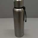 Insulated vacuum Thermo Bottle 1500ml/50.7oz with cup Stainless steel coffee bottles for hot and cold drink water flask.(Silver,1500ml)