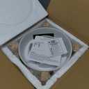 Elevated Slow Feeder Dog Bowl, 6.7" Ceramic Maze Dog Bowl with Stand