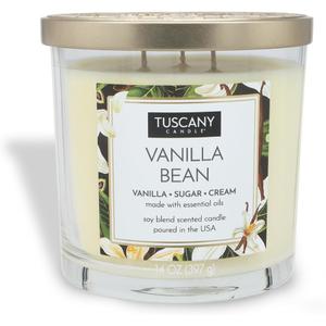 Tuscany Candle Vanilla Bean Long-Lasting Scented Jar Candle, 14 oz
