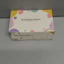 Sticker Printer - Printpods Mini Printer with Stickers, Print Pod, Bluetooth Inkless Printers, Sticker Maker, Portable Thermal Printer for iphone, Impresora Porttil for Notes, Journal, DIY, Kids Gift