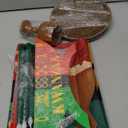 12 Pcs Kwanzaa Kinara Set Include 3 Red 3 Green 1 Black Candles Double Sided Wooden Candle Holder Wine Glasses Basket Kente Cloth Bamboo Table Mat for Kwanzaa Celebration Decoration