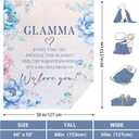 Glamma Gifts, Glamma Birthday Gifts, Glamma Blanket 60" x 50", Grandma Gifts for Glamma, Mother's Day Glamma Gifts, Glamma Gifts from Grandkids, Gifts for Glamma Christmas