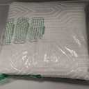 Beige and Silvery 100% Blackout Geometric Pattern Curtains,52 Inch Wide 96 Inches Long 2 Panels, Thermal Insulated Noise Reducing Anti-Rust Grommet Drapes for Bedroom Living Room, Cream