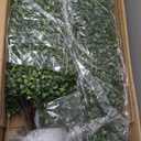 4ft Artificial Boxwood Topiary Trees (Set of 2) - UV Resistant Faux Plants Outdoor, Realistic 48in Fake Potted Bushes and Shrubs for Front Porch, Planter, Patio - Low Maintenance & Evergreen