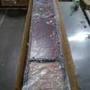 Sismplly  California King Bed Frame with Wooden Headboard, Heavy Duty Platform Bed with 12 inches Under Bed Storage, Black Metal Support System, No Box Spring Needed, Mahogany, 2.2L x 1.84W x 0.92H 