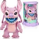 WOW! STUFF Disney Angel Puppetronic by RealFX | with a Limited 1st Edition Certificate | Looks, Feels & Sounds Real! | Disney's Lilo & Stitch | Over 100 Action & Sounds | 18" High | Ages 6+
