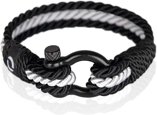 Paracord Bracelet for Men - Twisted Rope Bracelets for Men, Handmade Mens Bracelets Jewelry, Boyfriend Gifts Birthday, Pulseras Para Hombres, Men's Bracelet Gifts for Son 8