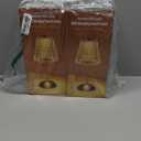 One Fire Gold Lamps Set of 2, 3 Colors Bedside Lamp Set of 2, Dimmable Bedroom Lamps Vintage Lamp, Rechargeable Nightstand Lamp, Table Lamp for Bedroom Living Room Bathroom Hotel Bar