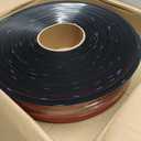 Vinyl Wall Base Baseboard Molding Trim 4" Flexible Self Adhesive Rubber Wall Base Moulding Trim Peel and Stick Design, 4 Inch x 200 Feet, Black Stone Grain