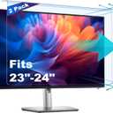 2 Pack Anti-Blue Light & Anti-Scratch Screen Protector Shield for 23, 23.6, 23.8, 24 Inches Desktop Computer Monitor, Hanging Block Filter Panel for Eye Protection