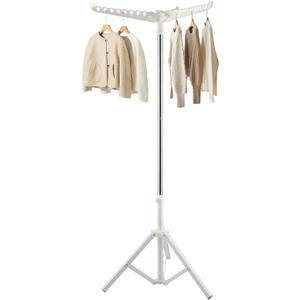 Clothes Drying Rack,Dry Rack for Clothes 33-68 Inch Stainless Steel Heavy-Duty Tripod Base Space-Saving Collapsable 3 Rotatable Arms