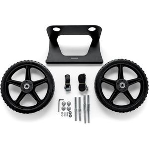 Camco Heavy-Duty Cooler Cart Kit, Includes Durable Straps and 12-Inch Wheels, White (51798)