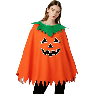 3 Pack Halloween Pumpkin Costume Adult, Halloween Accessories for Women - Glow in the Dark Lightweight Poncho Cape & Witch Cloak Accessory for Party 3 Pack Halloween Pumpkin Costume Adult, Halloween Accessories for Women - Glow in the Dark Lightweight Poncho Cape & Witch Cloak Accessory for Party