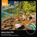67mm Circular Polarizers Filter, K&F Concept 67MM Circular Polarizer Filter HD 28 Layer Super Slim Multi-Coated CPL Lens Filter (Nano-X Series)