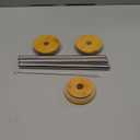 Mason Jar Lids With Straw - Reusable Bamboo Wide Mouth Tumbler Tops, 2 Packs With 2 Stainless Steel Straws