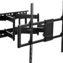 VIVO Heavy Duty 60 to 120 inch Extra Large Screen TV Articulating Wall Mount for LCD LED Flat and Curved Screens, Extended Arm Swivel Mount, Max VESA 900x600mm, Black, MOUNT-VW120M