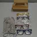 Eyekepper 5-pack Oversized Reading Glasses Square Large Frame Readers for Men and Women +1.00