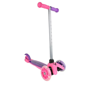 Scooter for Kids Ages 3-5 - Light Up Wheels, Extra Wide Deck, Foot Activated Break, Self Balancing Kids Toys for Boys & Girls
