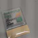 Dumpster Fire Desk Accessories, Funny Office Gifts for Women Men Coworkers, Employee Appreciation Gifts, Dumpster Fire Response Team Acrylic Plaque Desk Signs Decor 4 × 4 Inches