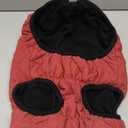 SCENEREAL Winter Dog Vest Coat with Harness Built In, Warm Puppy Jacket for Small Medium Dogs, Cold Weather Coat with Zipper, Fleece Puffer Vest Windproof Snow Clothes (L (Chest 19")-Regular, #1 Red - Matte)