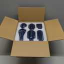 Glass Bud Vase Set of 12, Small Blue Flower Vases for Centerpieces in Bulk, Mini Vintage Vase for Wedding, Home,Table Decoration