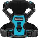 BARKBAY Dog Harness No Pull for Small Dogs - Adjustable, Reflective, Comfortable, No Choke, Heavy-Duty - Perfect for Outdoor Training, Walking, and Hiking - Strong & Durable - XS & Blue