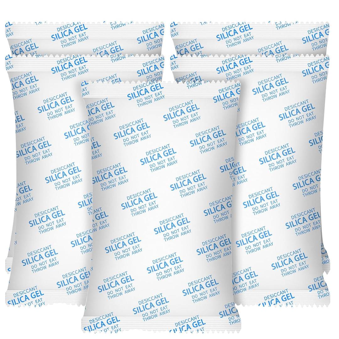 Large Desiccant Packs, 5 Packs 600 Gram Silica Gel Packets Reusable, Dehumidifier Packs for Car Desiccant, Large Moisture Absorbers for Car, Safe, 3D Filaments, Basement Garage