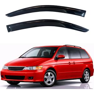 KPY Rain Guards Fit for 1999-2004 Honda Odyssey, Out-Channel Window Visors Vent Wind Deflectors 2PC, Car Accessories for 99-04 Odyssey