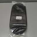 Hungbak Peel and Stick Door Seal Strip V-Shaped, Self Adhesive Draft Stopper Weatherstrip for Window Gaps, Dustproof, Waterproof, Soundproof & Thermal Insulation (Black, 19.7ft x 0.59in x 0.67in)