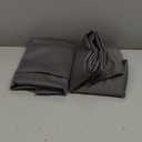 NICETOWN Grey Kitchen Blackout Short Curtain Panels for Bedroom, 45 Inch Long Thermal Insulated Grommet Top Blackout Draperies and Drapes (2 Panels, W42 x L45 -Inch, Grey)