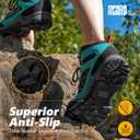 R CORD Hiking Boots Women Waterproof Womens Hiking Boots for Outdoor Trekking Camping Trail Outdoor Hiking Shoes for Women, 7.5