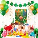 6 x St. Patrick's Day Pin the Shamrock Game for Kids - Reusable Leprechaun Party Activity with Lucky Shamrock Favor Supplies for Boys & Girls