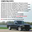 Dash Cover Mat Fit for 1999-2006 GMC Sierra/Chevy Chevrolet Silverado 1500 2500 3500 HD,2000-2006 GMC Yukon/Yukon XL/Chevy Suburban Tahoe Avalanche,Dashboard Pad Carpet (99-06 Dark Gray) Y44