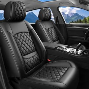 Fit for Jetta Car Seat Covers Compatible with VW Volkswagen Jetta 2008-2025 2026-Waterproof Breathable Leather Automotive Seat Cushions, Airbag Compatible, Full Set 5 Seats(Black) Fit for Jetta Car Seat Covers Compatible with VW Volkswagen Jetta 2008-2025 2026-Waterproof Breathable Leather Automotive Seat Cushions, Airbag Compatible, Full Set 5 Seats(Black)