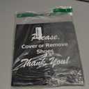 Opret Large Shoe Cover Box Black, Real Estate Agent Supplies, Disposable Shoe Cover Dispenser Box for Open House, Foldable Storage Bin