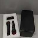 Karaokee Microphone Machine Kids Adults, Karaoke Machine Adults Big Party, Outdoor Bluetooth Speaker Karaoke Machines Portable 6 Sound Effects 4 Party Lights TF Card/ USB Home Picnic Church, Black