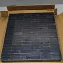 XUANINY Peel and Stick Tile Backsplash Self- Adhesive Wall Tiles Aluminum Mosaic Sticker for Kitchen (11.33"x11.85" Per Sheet, Pack of 10 pcs) (Black Brushed 10)