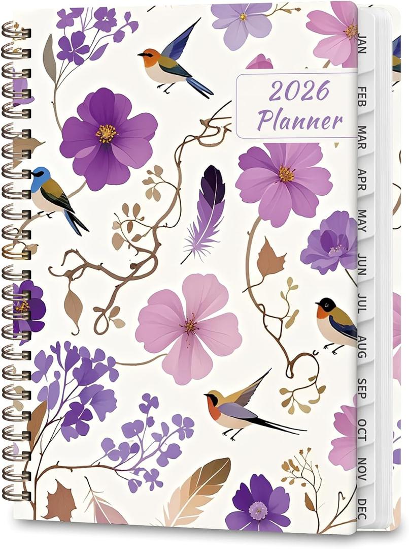 4 x 2026 Planner, Weekly and Monthly Calendar Academic Planner, Jan 2026 - Dec 2026, Planning Agenda Book for Desk Accessories and School Supplies - A5 (6.3'' x 8.5'')