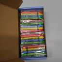Bulk Crayons 100 Pack (25 Sets of 4) - Individually Wrapped Crayons Party Favors for Kids, Restaurants, Classrooms, Birthday Goodie Bags, School Supplies, Travel, Toddler Coloring, Non-Toxic