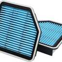 2-Pack Engine Air Filter Fits for 2013-06 Lexus IS250, 2013-06 IS350, 2011-07 GS350, 2007-06 GS430 Air Filter Replacement 17801-31110 Car Accessories