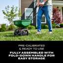 Scotts Turf Builder EdgeGuard Mini Broadcast Spreader - Spreads Grass Seed, Fertilizer and Salt - Holds up to 5,000 sq. ft. of Scotts Grass Seed or Fertilizer Products