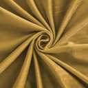 RYB HOME Rich Gold Brown Velvet Curtains 84 inches, Thermal Insulated, Light Blocking, Elegant Rod Pocket Velvet Drapes for Living Room, 52" W x L90 L, 2 Panels Set