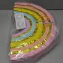 BLUE PANDA Rainbow Pull String Pinata for Pastel Birthday Decorations, Gender Reveal Party Supplies, and Birthday Party (Small, 16.5 x 10 x 3 In)