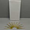 Otoolling Sun Gold Metal Wall Decor Minimalist Sun Sparkle Metal Wall Art Boho Abstract Sculpture Sunshine Minimalist Line Design for Kitchen Bedroom Living Room Outdoor,15.7'' x 7.7''