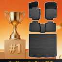 Car Floor Mats for Mercedes Benz GLE 2020-2026: GLE 350/450 2020 2021 2022 2023 2024 2025 2026 (Not Fit for Coupe) TPE, All Weather Heavy Duty Rubber Accessories Full Set Floor Liners & Trunk Mat 4PCS