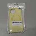 Case for iPhone 15 Case with Magnetic Invisible Stand - MagSafe Compatible, Military Drop Tested, Shockproof Silicone Cover for Women and Men (6.1", 2023) - Yellow