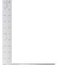 Mr. Pen- Framing Square, 8 x 12 Inch, Silver, Right Angle Ruler, L Shape Ruler, Metal Square