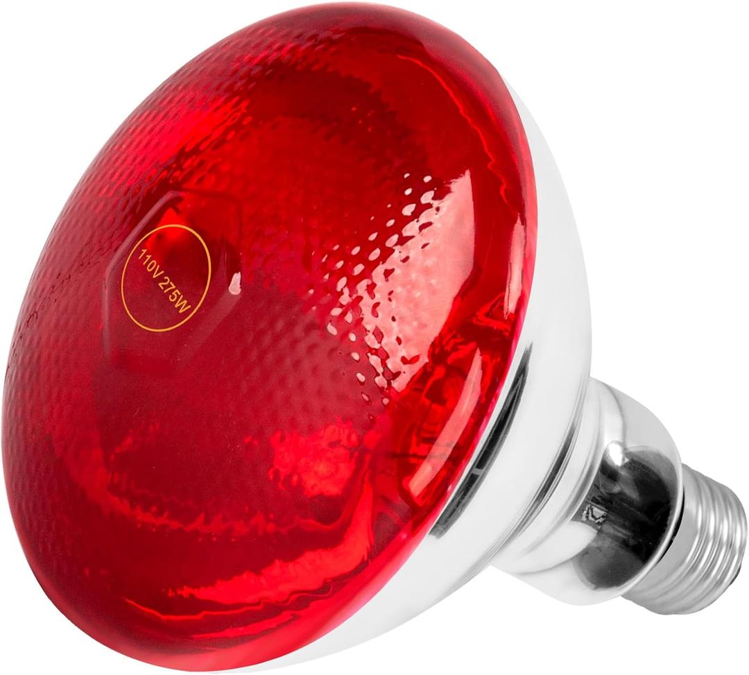 Infrared Light Bulb, 275W Near Infrared Red Light Therapy Bulbs, Infrare Heat Lamp Blub Fits for E26 / E27 Base